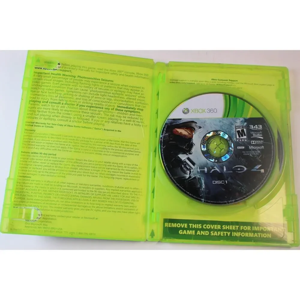 2 game lot/bundle: Halo 3 + Halo 4 (Microsoft Xbox 360) Authentic, tested/works